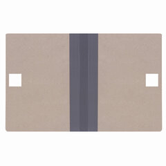 Папка архивная для переплета &laquo;Форма 21&raquo;, 40 мм, с гребешками, БУРАЯ, 4 отверстия, завязки, STAFF, 111054