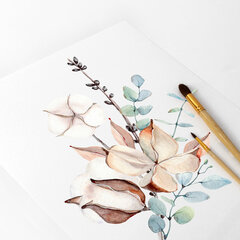 Бумага для акварели БОЛЬШАЯ А3, 20 л., 200 г/<wbr/>м<sup>2</sup>, 297&times;420 мм, BRAUBERG, &laquo;Берег&raquo;, 111067