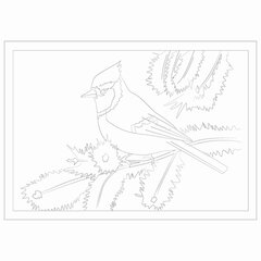 Бумага для акварели С ЭСКИЗОМ А4, 10 л., 200 г/<wbr/>м<sup>2</sup>, 210&times;297 мм, BRAUBERG, 111071