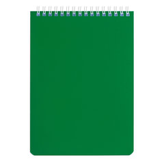 Блокнот А5 146&times;205 мм, 60 л., гребень, перфорация на отрыв, лакированный, BRAUBERG, Зеленый, 111272