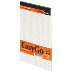 Блокнот А5, 60 л., склейка, жесткая подложка, бежевый внутренний блок, клетка, Альт, "EASYGO", 3-60-486