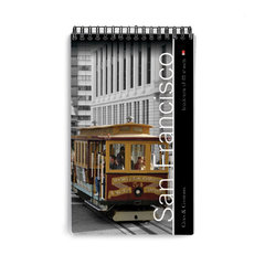 Блокнот А5, 40 л., гребень, ламинированный картон, клетка, Альт, &laquo;Города&raquo;, (5 видов), 3-40-463