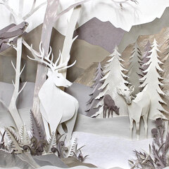 Картон белый А4 МЕЛОВАННЫЙ (белый оборот), 20 листов, в папке, ОСТРОВ СОКРОВИЩ, 200&times;290 мм, 111313