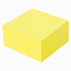 Блок самоклеящийся (стикеры) BRAUBERG НЕОНОВЫЙ 76&times;76 мм, 400 листов, желтый, 111352