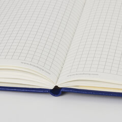 Блокнот МАЛЫЙ (100&times;150 мм) А6, BRAUBERG &laquo;Metropolis Special&raquo;, под кожу, 80 л., клетка, синий, 111580