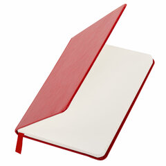 Блокнот МАЛЫЙ (100&times;150 мм) А6, BRAUBERG &laquo;Metropolis Special&raquo;, под кожу, 80 л., клетка, красный, 111581