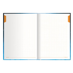 Блокнот БОЛЬШОЙ ФОРМАТ (215&times;295 мм) А4, 128 л., твердый, клетка, блок 4 цвета, BRAUBERG, &laquo;Бизнес&raquo;, 111593