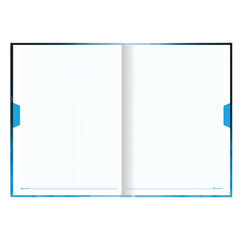 Блокнот БОЛЬШОЙ ФОРМАТ (215&times;295 мм) А4, 128 л., твердый, клетка, блок 4 цвета, BRAUBERG, &laquo;Бизнес&raquo;, 111593