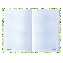 Блокнот А5 134&times;206 мм, 80 л., твердый, клетка, STAFF, &laquo;Авокадо&raquo;, 111598