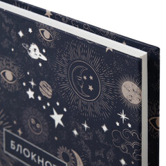 Блокнот А5 134&times;206 мм, 80 л., твердый, клетка, тиснение фольгой, STAFF, &laquo;Blue sky&raquo;, 111612