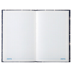 Блокнот А5 134&times;206 мм, 80 л., твердый, клетка, тиснение фольгой, STAFF, &laquo;Blue sky&raquo;, 111612