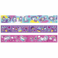 Закладки для книг с магнитом &laquo;ЕДИНОРОГИ&raquo;, набор 6 шт., блестки, 25&times;196 мм, ЮНЛАНДИЯ, 111638