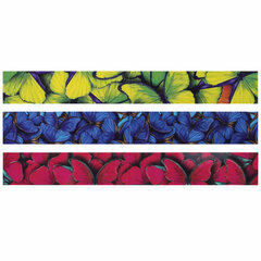 Закладки для книг с магнитом &laquo;КРАСКИ ЛЕТА&raquo;, набор 6 шт., блестки, 25&times;196 мм, ЮНЛАНДИЯ, 111643