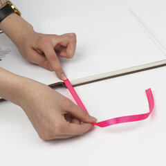 Закладки-ляссе &laquo;НЕОН&raquo; для книг А4 (длина 38 см) ПИФАГОР, клейкий край, 3 ленты, 111646