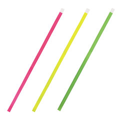 Закладки-ляссе &laquo;НЕОН&raquo; для книг А4 (длина 38 см) ПИФАГОР, клейкий край, 3 ленты, 111646