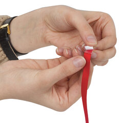 Закладки-ляссе &laquo;ТРИКОЛОР&raquo; для книг А4 (длина 38 см) ПИФАГОР, клейкий край, 3 ленты, 111647