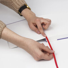 Закладки-ляссе &laquo;РАДУГА&raquo; для книг А5 (длина 28 см) ПИФАГОР, клейкий край, 4 ленты, 111648