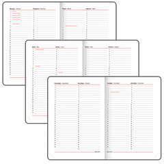 Ежедневник недатированный А5 138&times;213 мм BRAUBERG &laquo;Profile&raquo; балакрон, 136 л., мятный, 111660