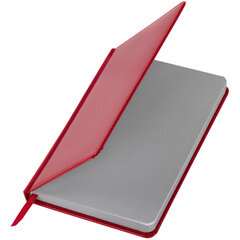 Ежедневник недатированный А5 138&times;213 мм BRAUBERG &laquo;Rainbow&raquo; под кожу, 136 л., красный, 111667