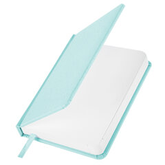 Ежедневник недатированный МАЛЫЙ ФОРМАТ А6 (100&times;150 мм) BRAUBERG &laquo;Profile&raquo;, балакрон, 136 л., мятный, 111692