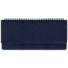 Планинг настольный недатированный (305&times;140 мм) BRAUBERG &laquo;Imperial&raquo;, кожзам, 60 л., синий, 11169