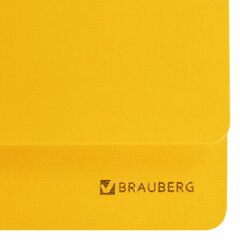 Планинг настольный недатированный (305&times;140 мм) BRAUBERG &laquo;Select&raquo;, балакрон, 60 л., желтый, 111696