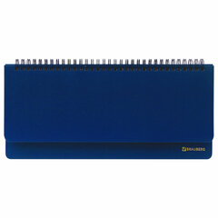 Планинг настольный недатированный (305&times;140 мм) BRAUBERG &laquo;Select&raquo;, балакрон, 60 л., синий, 111698