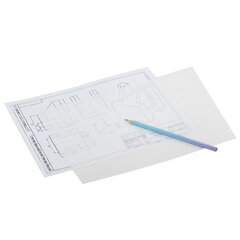 Калька для чертежных и дизайнерских работ, А4, 210&times;297 мм, 40 г/<wbr/>м<sup>2</sup>, в папке, 40 листов, КДР/<wbr/>А4