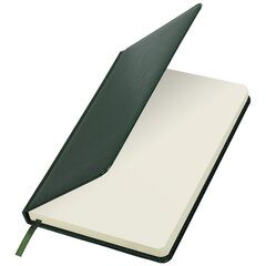 Ежедневник недатированный А5 138&times;213 мм BRAUBERG &laquo;Imperial&raquo; под кожу, 160 л., темно-зеленый, 111855