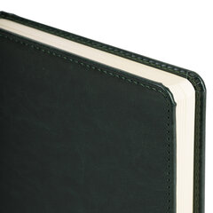 Ежедневник недатированный А5 138&times;213 мм BRAUBERG &laquo;Imperial&raquo; под кожу, 160 л., темно-зеленый, 111855