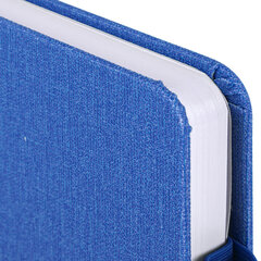 Ежедневник недатированный А5 138&times;213 мм BRAUBERG &laquo;Finest&raquo; под кожу, резинка, 136 л., синий, 111872