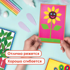 Цветная бумага А4 ГОФРИРОВАННАЯ ДВУСТОРОННЯЯ, 10 листов 10 цветов, 160 г/м2, ОСТРОВ СОКРОВИЩ, 210х297 мм, 111944
