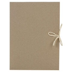 Короб архивный STAFF, А4 (240&times;330 мм), 100 мм, 2 завязки, переплетный картон, до 900 листов, 111956