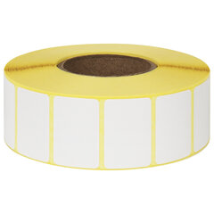 Этикетки термотрансферные, ПОЛУГЛЯНЕЦ, 30&times;20 мм, 2000 этикеток в ролике, 111971