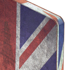 Ежедневник недатированный А5 (138&times;213 мм), BRAUBERG VISTA, под кожу, гибкий, 136 л., &laquo;Great Britain&raquo;, 112007