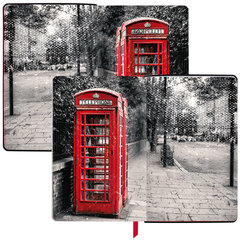 Ежедневник недатированный А5 (138&times;213 мм), BRAUBERG VISTA, под кожу, гибкий, 136 л., &laquo;Good old England&raquo;, 112010