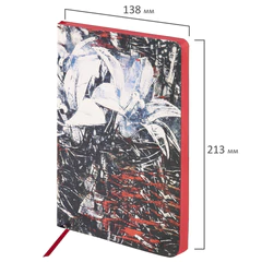 Ежедневник недатированный А5 (138&times;213 мм), BRAUBERG VISTA, под кожу, гибкий, 136 л., &laquo;Extravagance&raquo;, 112015