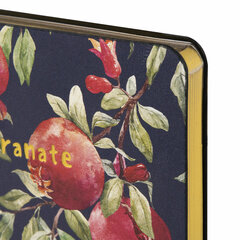 Ежедневник недатированный А5 (138&times;213 мм), BRAUBERG VISTA, под кожу, гибкий, 136 л., &laquo;Pomegranate&raquo;, 112022