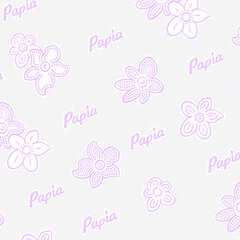 Бумага туалетная бытовая, спайка 12 шт., 3-слойная (12&times;16,8 м), PAPIA, аромат &laquo;Балийский цветок&raquo;