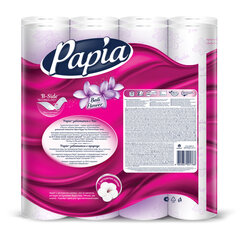Бумага туалетная бытовая, спайка 32 шт., 3-слойная (32&times;16,8 м), PAPIA, белая