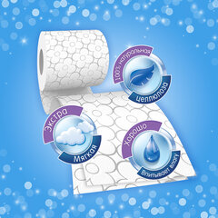 Бумага туалетная бытовая, спайка 12 шт., 2-слойная (12&times;20,4 м), FAMILIA PLUS, белая