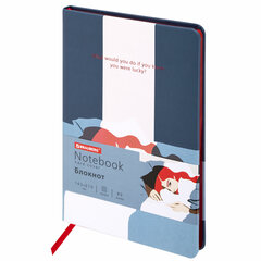 Блокнот А5 (143&times;210 мм), BRAUBERG VISTA &laquo;In Dreams&raquo;, под кожу, твердый, срез фольга, 80 л., 112064