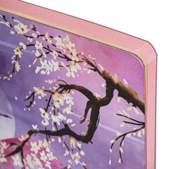 Блокнот А5 (143&times;210 мм), BRAUBERG VISTA &laquo;Sakura&raquo;, под кожу, гибкий, 80 л., 112076
