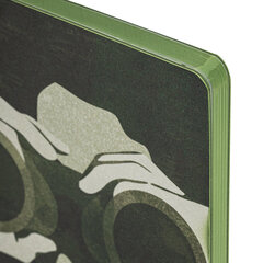 Блокнот А5 (143&times;210 мм), BRAUBERG VISTA &laquo;Commando&raquo;, под кожу, гибкий, 80 л., 112081