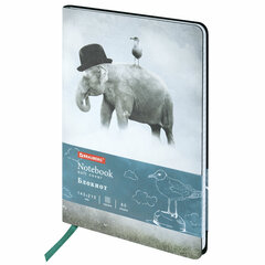 Блокнот А5 (143&times;210 мм), BRAUBERG VISTA &laquo;Spirit&raquo;, под кожу, гибкий, 80 л., 112084