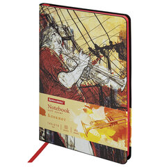 Блокнот А5 (143&times;210 мм), BRAUBERG VISTA &laquo;Jazz&raquo;, под кожу, гибкий, 80 л., 112089