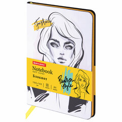 Изображение товара Маленький бизнес-блокнот А6 BRAUBERG VISTA Fashion Style из эко-кожи