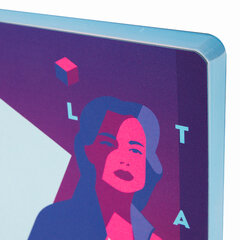 Ежедневник недатированный B6 (127&times;186 мм), BRAUBERG VISTA, под кожу, гибкий, 136 л., &laquo;Ultraviolet&raquo;, 112104