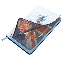 Ежедневник недатированный B6 (127&times;186 мм), BRAUBERG VISTA, под кожу, гибкий, 136 л., &laquo;Great Britain&raquo;, 112108