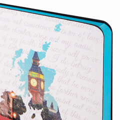 Ежедневник недатированный B6 (127&times;186 мм), BRAUBERG VISTA, под кожу, гибкий, 136 л., &laquo;Great Britain&raquo;, 112108